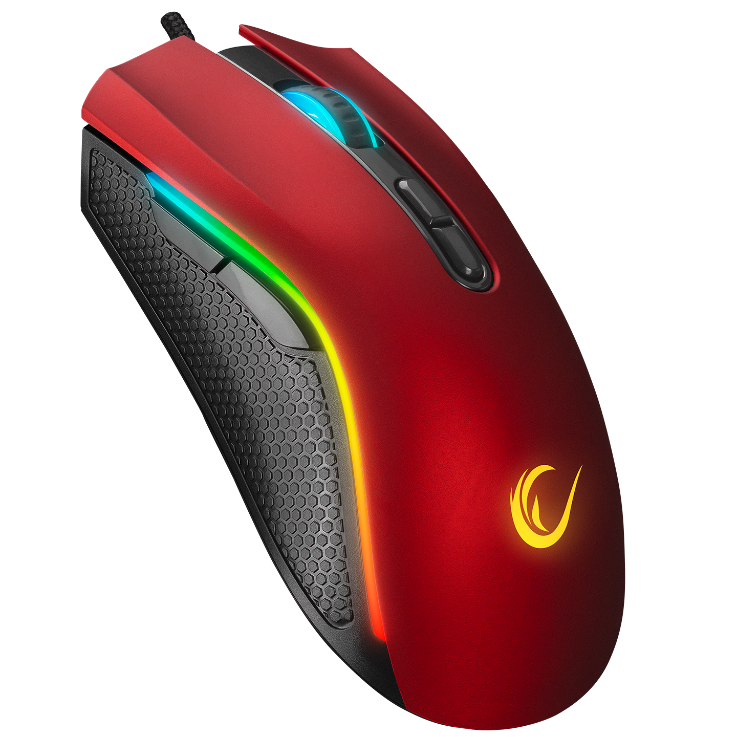 SMX-R44 V2 Makrolu Kırmızı 12800 DPI RGB Ledli 80 Million Huano Switch Gaming Oyuncu Mouse - Rampage