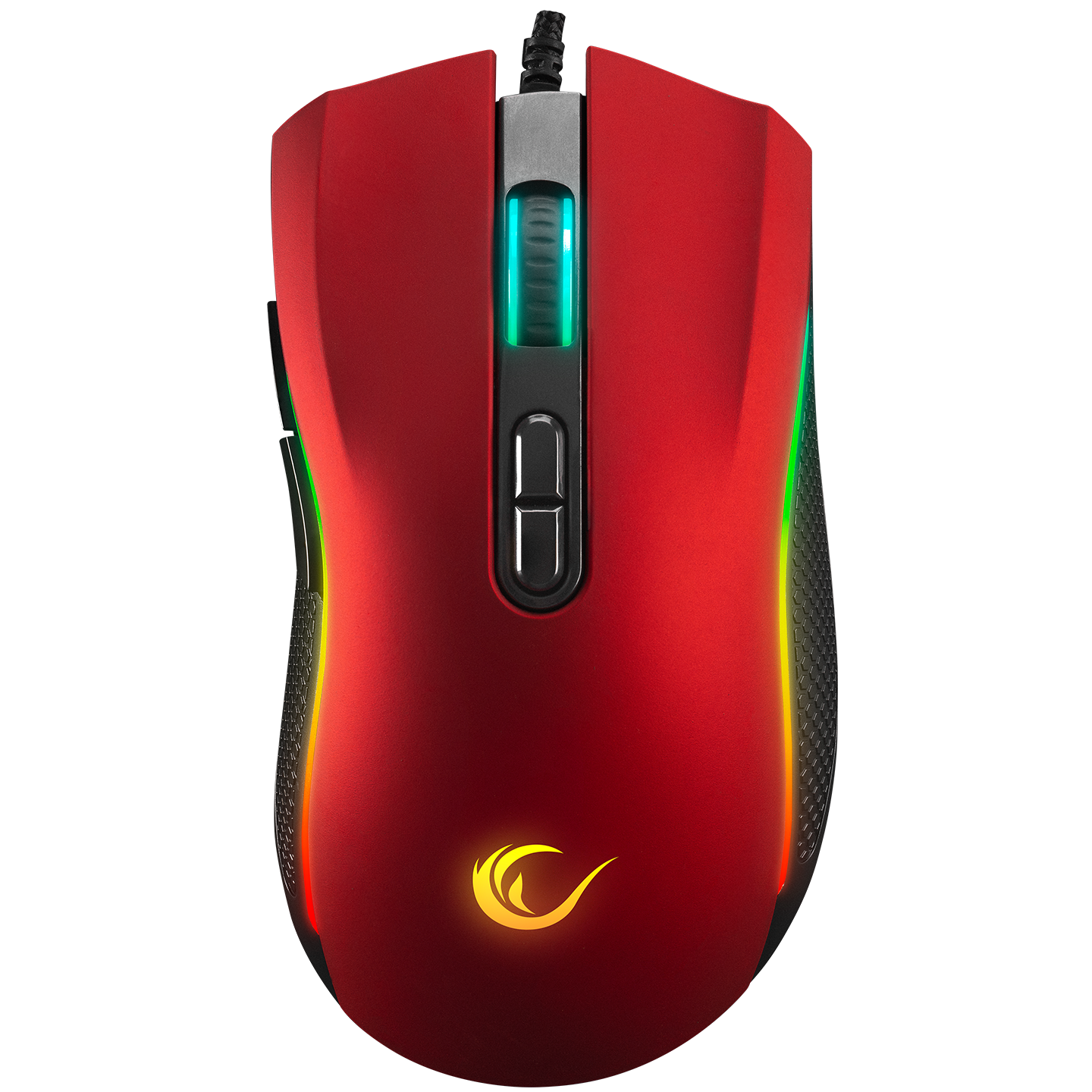 SMX-R44 V2 Makrolu Kırmızı 12800 DPI RGB Ledli 80 Million Huano Switch Gaming Oyuncu Mouse - Rampage