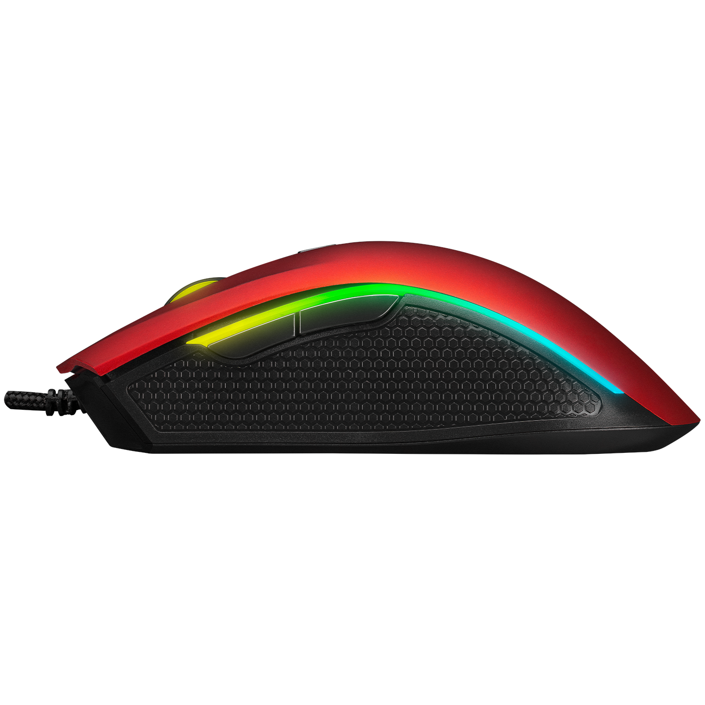 SMX-R44 V2 Makrolu Kırmızı 12800 DPI RGB Ledli 80 Million Huano Switch Gaming Oyuncu Mouse - Rampage