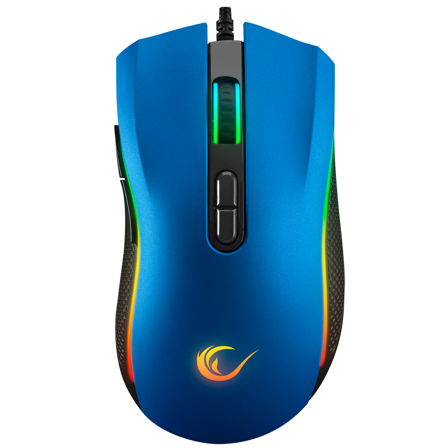 SMX-R44 V2 Makrolu Mavi 12800 DPI RGB Ledli 80 Million Huano Switch Gaming Oyuncu Mouse - Rampage