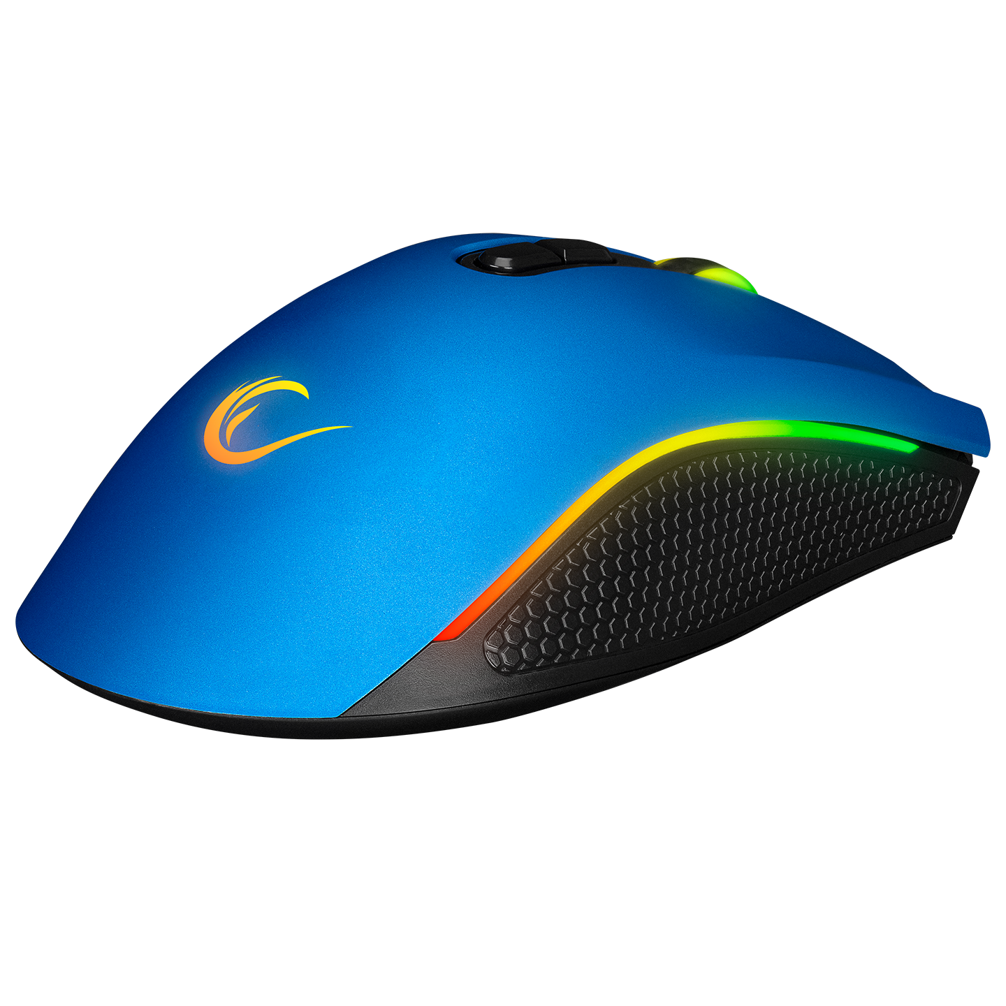 SMX-R44 V2 Makrolu Mavi 12800 DPI RGB Ledli 80 Million Huano Switch Gaming Oyuncu Mouse - Rampage