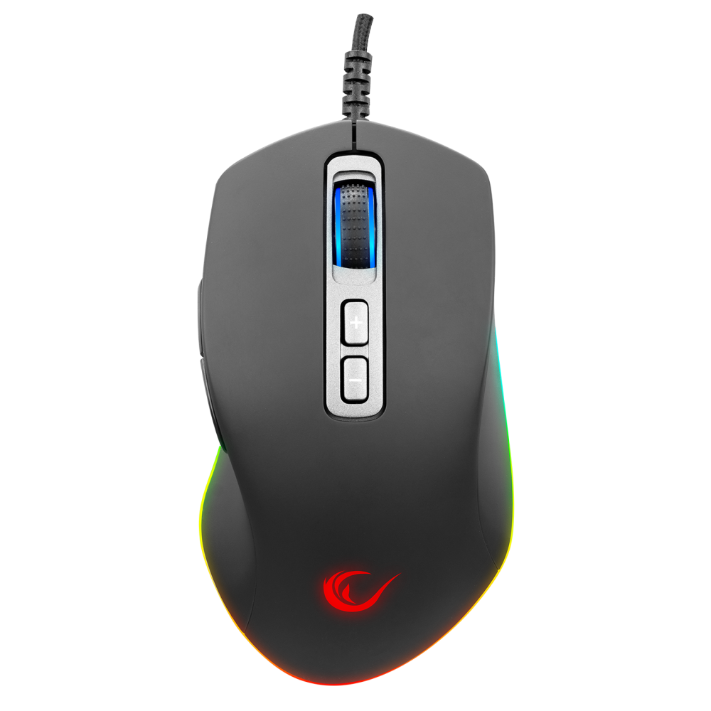 SMX-R58 EAGLE Usb Siyah 10000dpi RGB Ledli Makrolu Gaming Oyuncu Mouse - Rampage