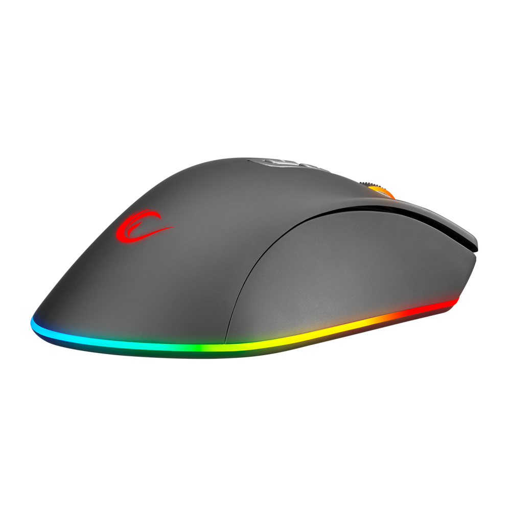 SMX-R58 EAGLE Usb Siyah 10000dpi RGB Ledli Makrolu Gaming Oyuncu Mouse - Rampage