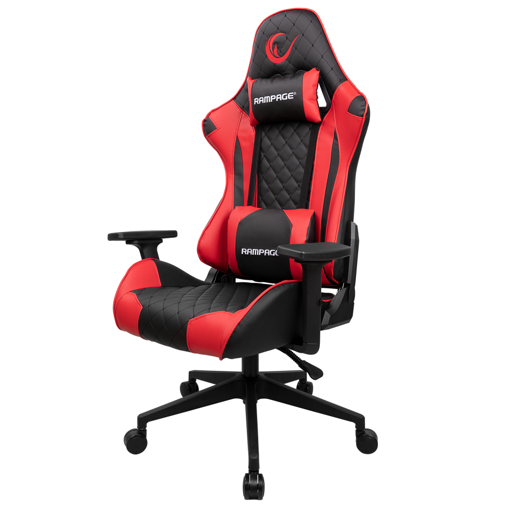 KL-R40 Throne Serisi Siyah/Kırmızı Oyuncu Koltuğu - Rampage