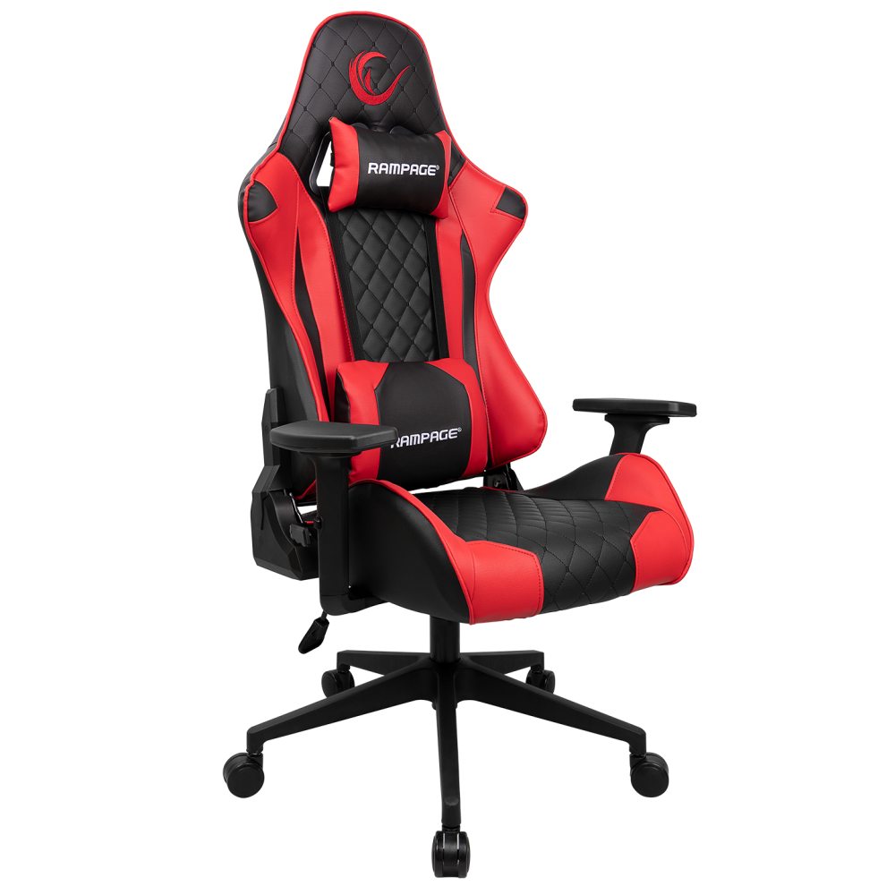KL-R40 Throne Serisi Siyah/Kırmızı Oyuncu Koltuğu - Rampage