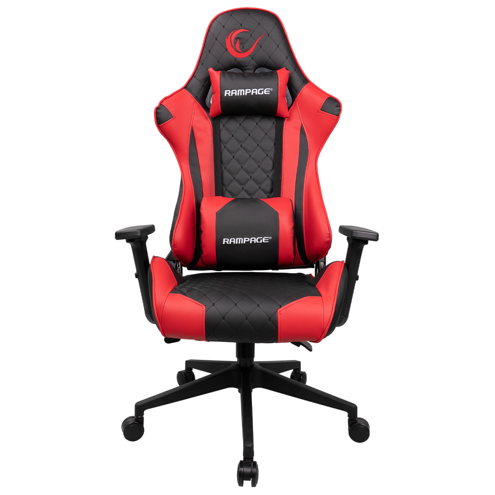 KL-R40 Throne Serisi Siyah/Kırmızı Oyuncu Koltuğu - Rampage