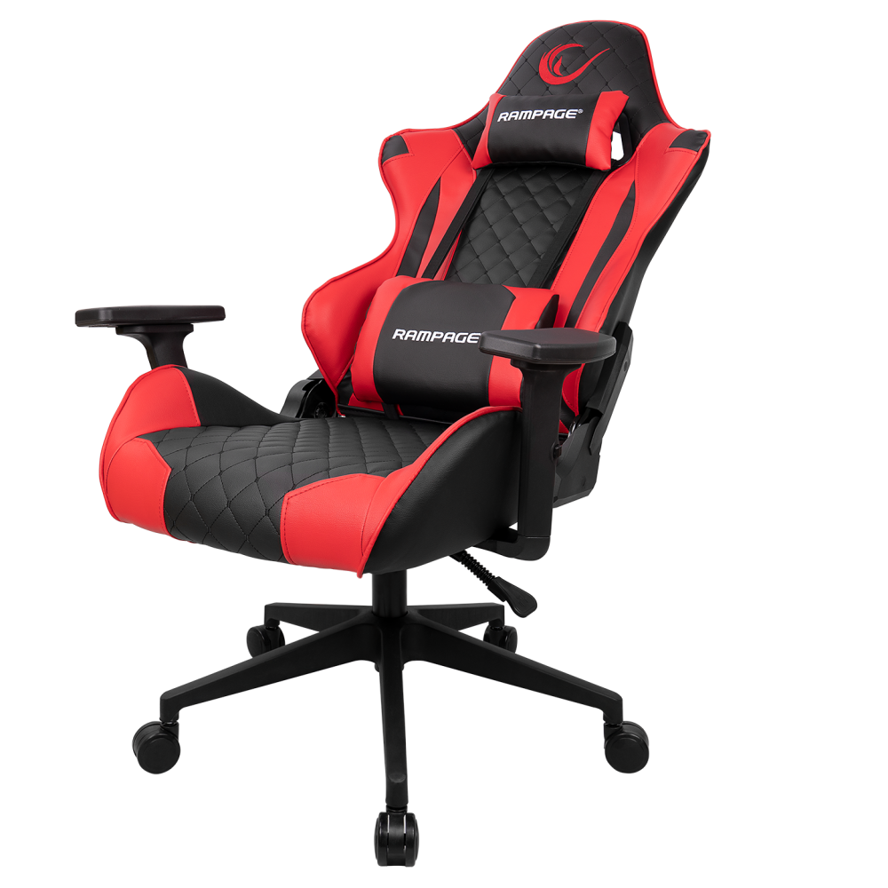 KL-R40 Throne Serisi Siyah/Kırmızı Oyuncu Koltuğu - Rampage