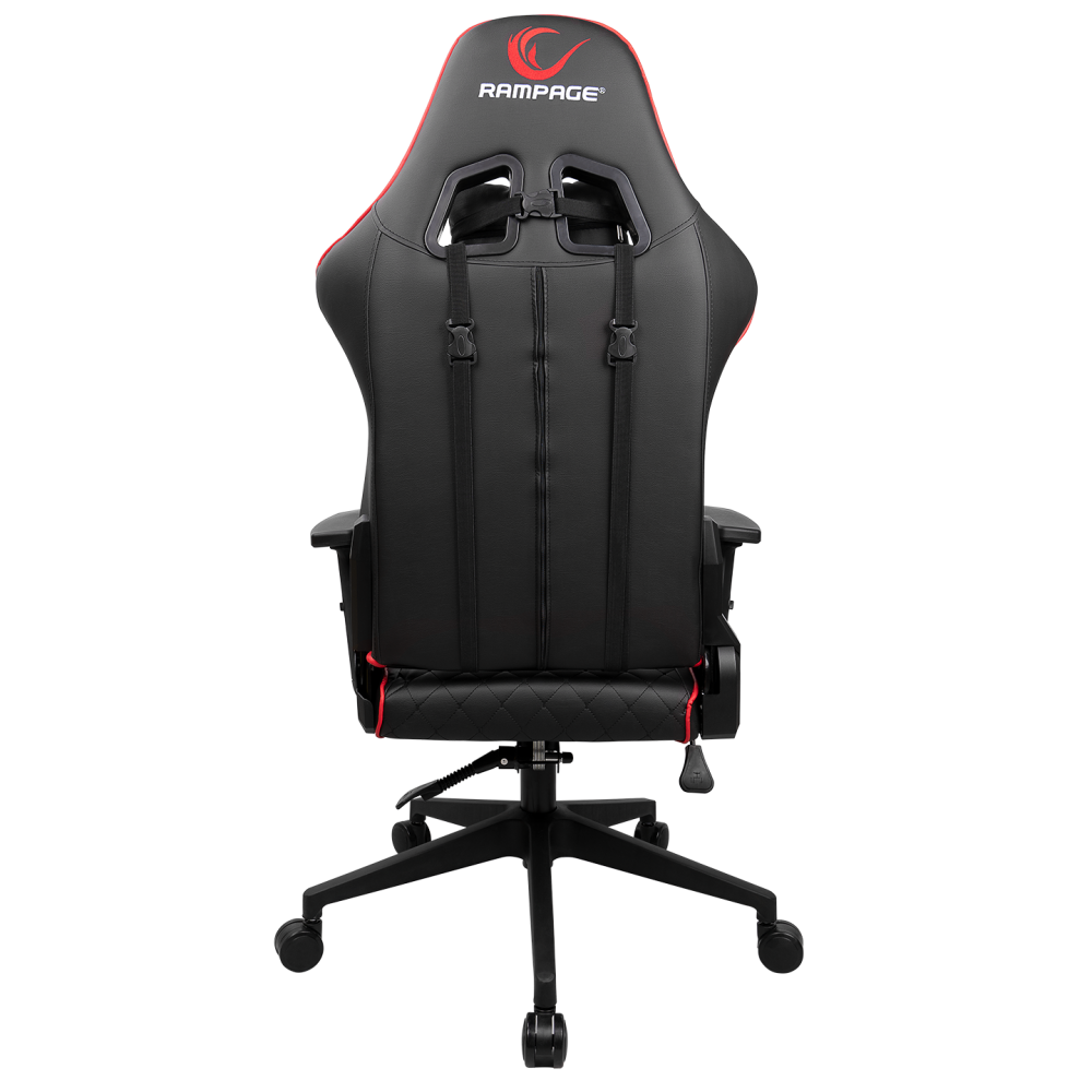 KL-R40 Throne Serisi Siyah/Kırmızı Oyuncu Koltuğu - Rampage