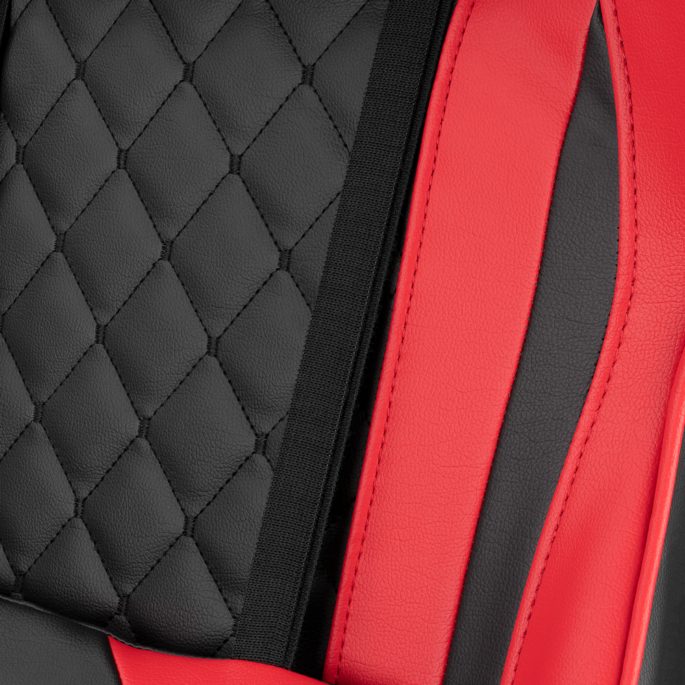 KL-R40 Throne Serisi Siyah/Kırmızı Oyuncu Koltuğu - Rampage