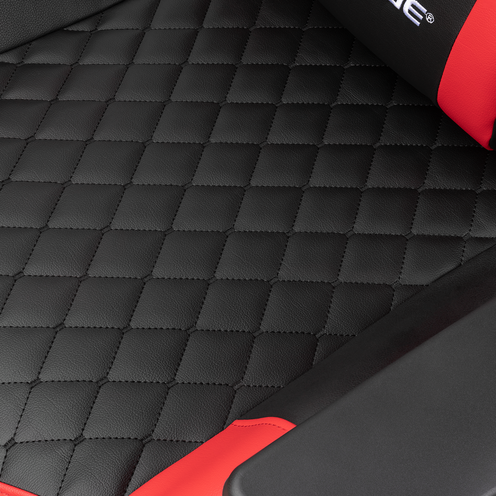 KL-R40 Throne Serisi Siyah/Kırmızı Oyuncu Koltuğu - Rampage