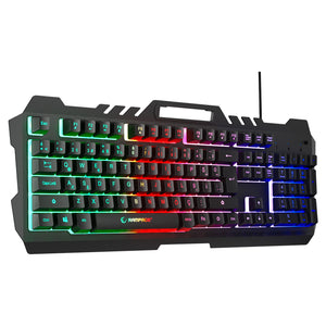 Kb-R57 X-Jammer Gökkuşağı Tam Türkçe Oyuncu Klavyesi