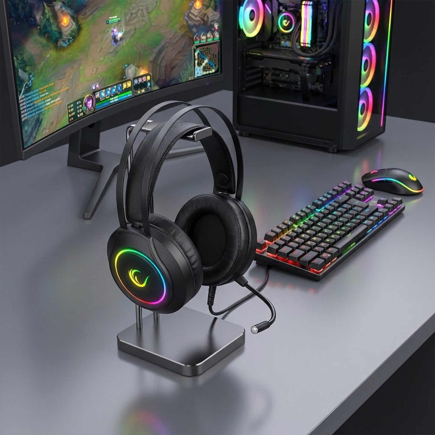 Rm-K45 Orbit-S RGB 7.1 Gaming Headset