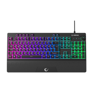 KB-GX65 SIMULA USB RGB Illuminated 4 Macro Key Wrist Rest Gaming Keyboard