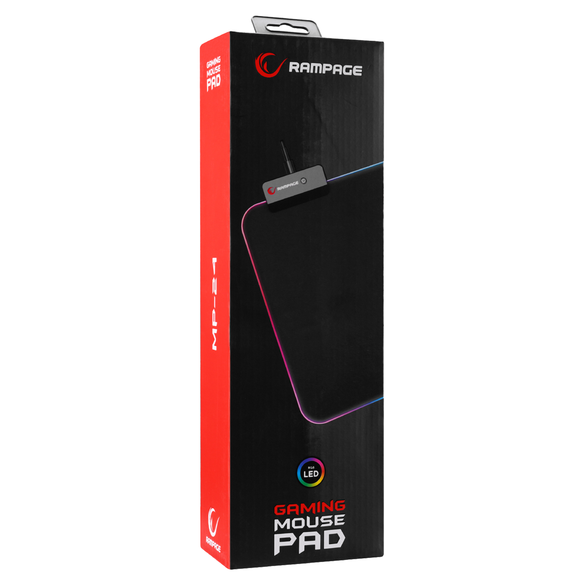 Mp-24 30x80 cm RGB Gaming Mouse Pad-Black