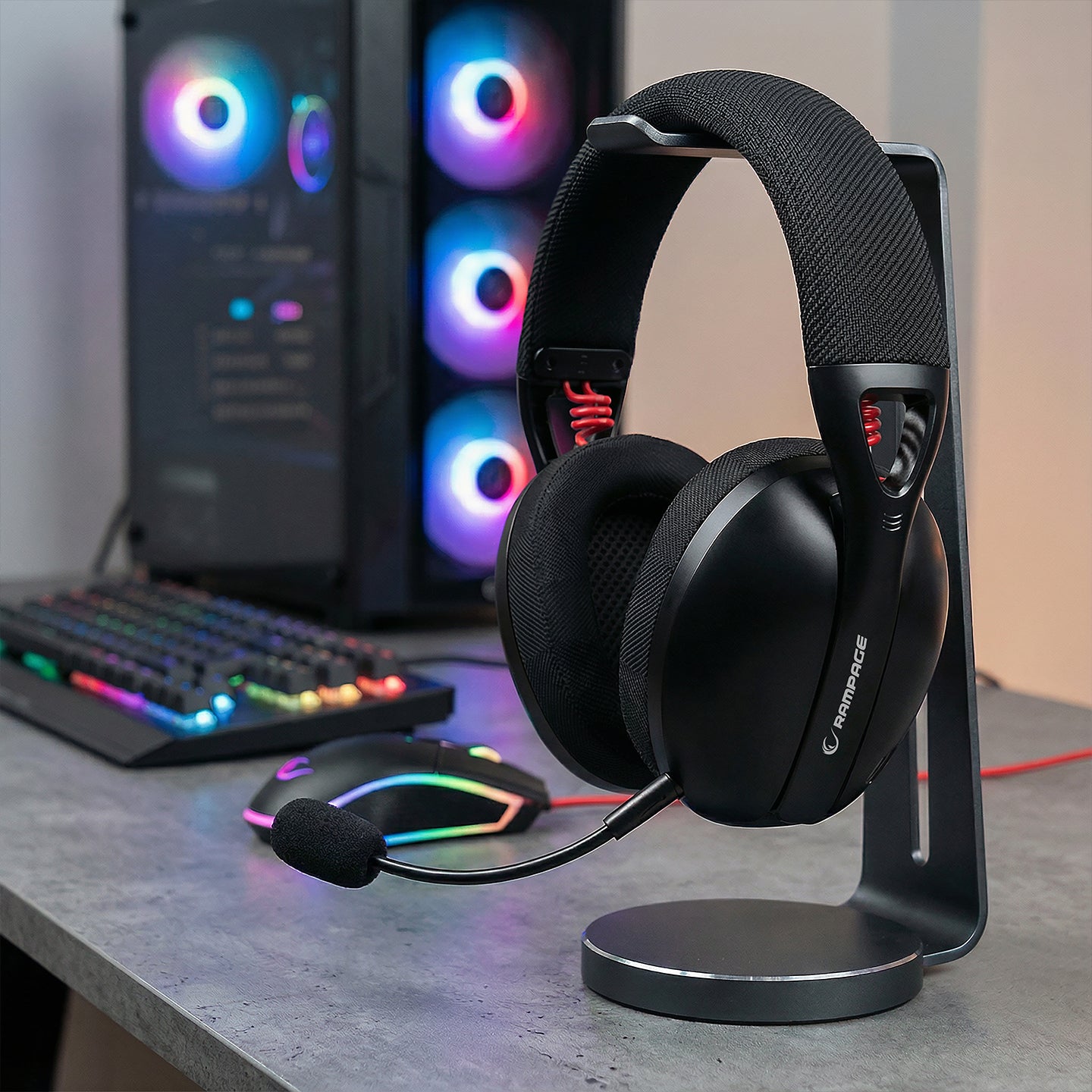 Crack H11 Type-C Wireless Gaming Headset - Black