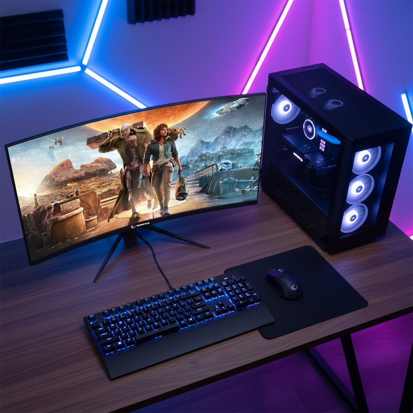 32" 240Hz 1ms CSOT VA FHD Freesync HDR RGB PC Curved Oyuncu Monitörü