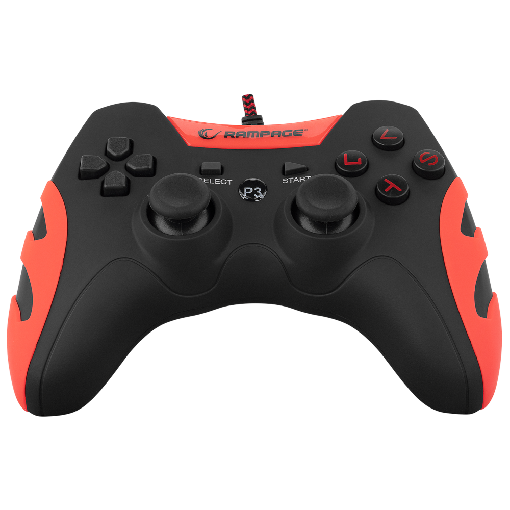 SG-R218 PS3/PC X INPUT Kırmızı USB 1.8m Joypad - Rampage