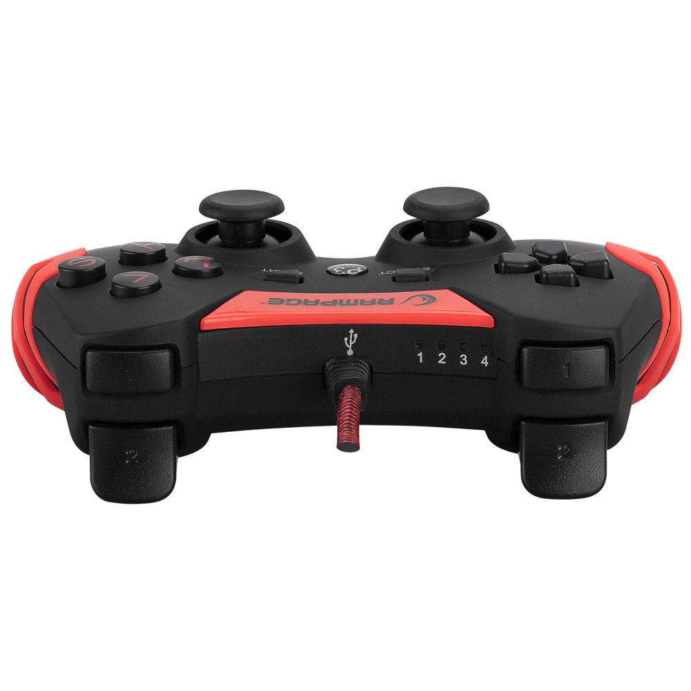 SG-R218 PS3/PC X INPUT Kırmızı USB 1.8m Joypad - Rampage