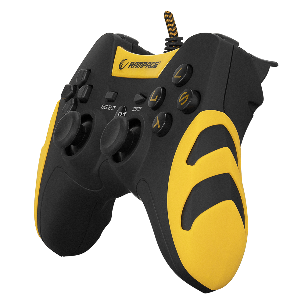 SG-R218 PS3/PC X INPUT Sarı USB 1.8m Joypad - Rampage