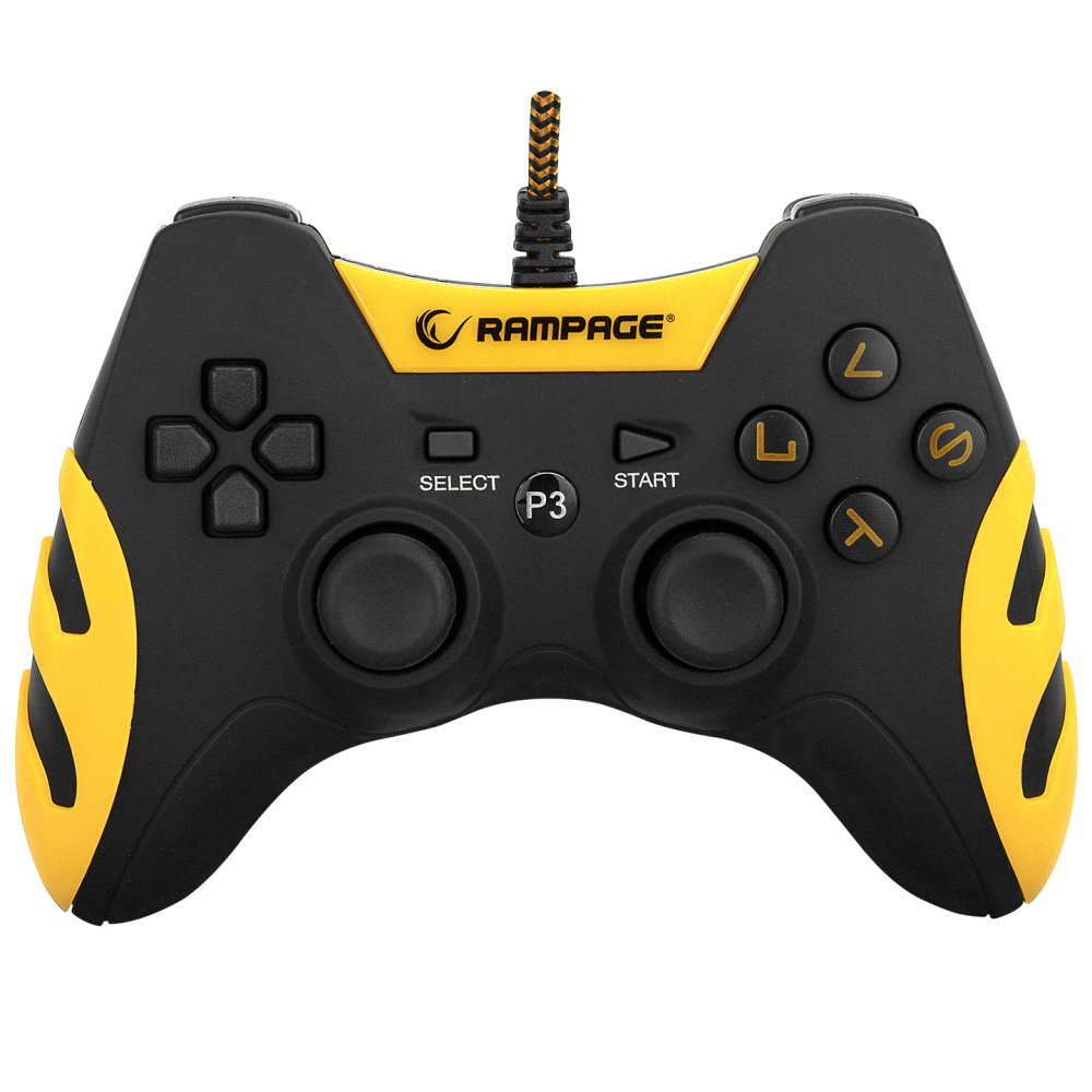 SG-R218 PS3/PC X INPUT Sarı USB 1.8m Joypad - Rampage