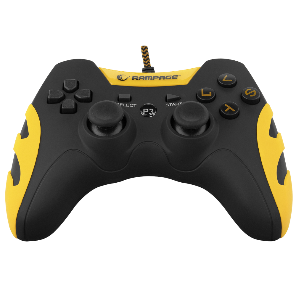 SG-R218 PS3/PC X INPUT Sarı USB 1.8m Joypad - Rampage