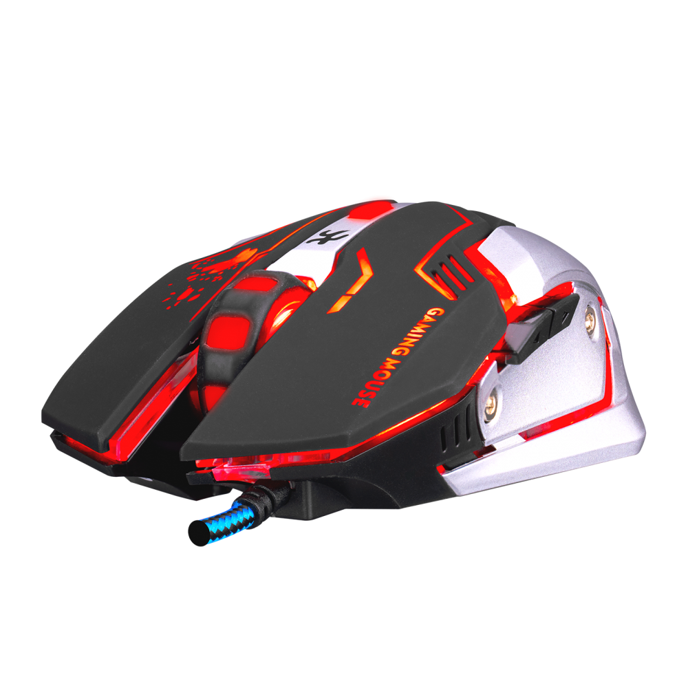 KM-R77 Siyah Usb 3 Farklı Ledli Gaming Q Multimedia Klavye + Mouse Set - Rampage