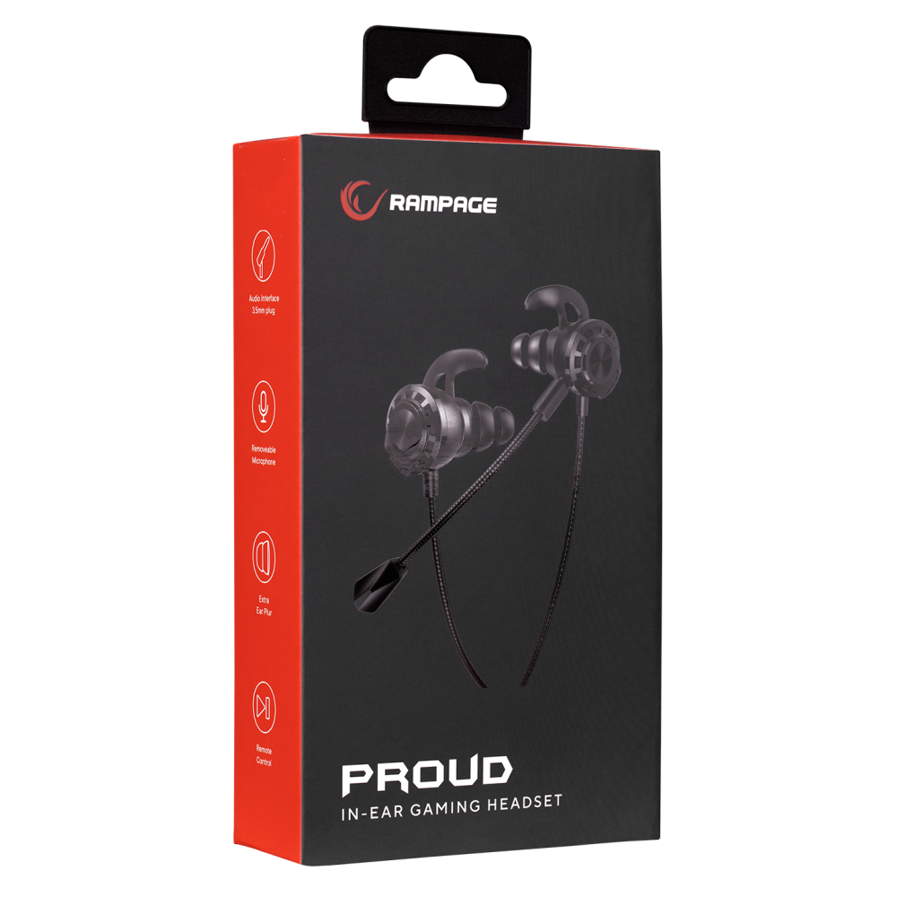 RM-K36 PROUD 3.5mm Oyuncu Kulaklığı - Rampage