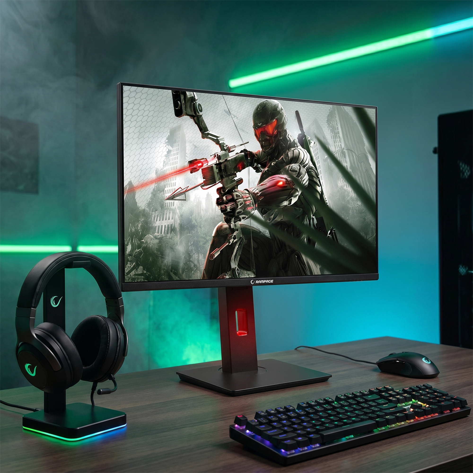 Rage RG24R165 24'' 165Hz BOE IPS FHD RGB Freesync HDR Pivot PC Flat Gaming Monitor
