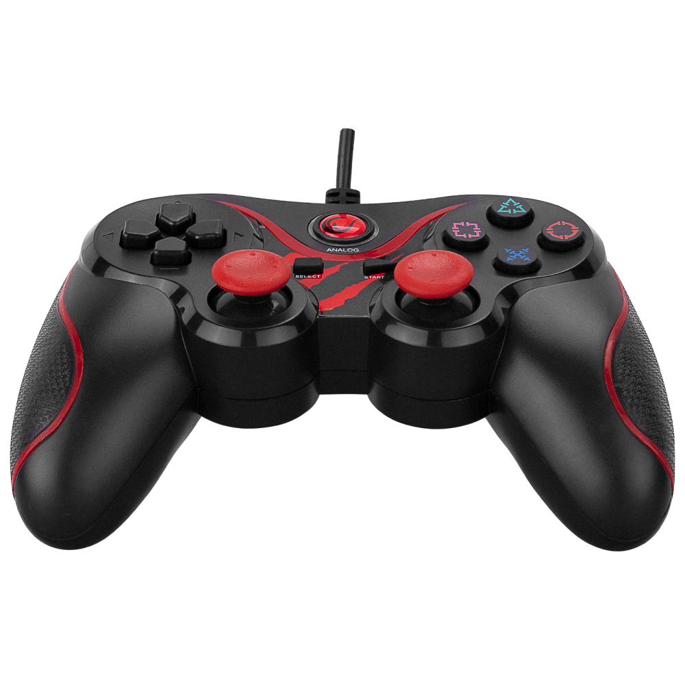 SG-R601 PS3/PC Kırmızı USB 1.8m Joypad - Rampage