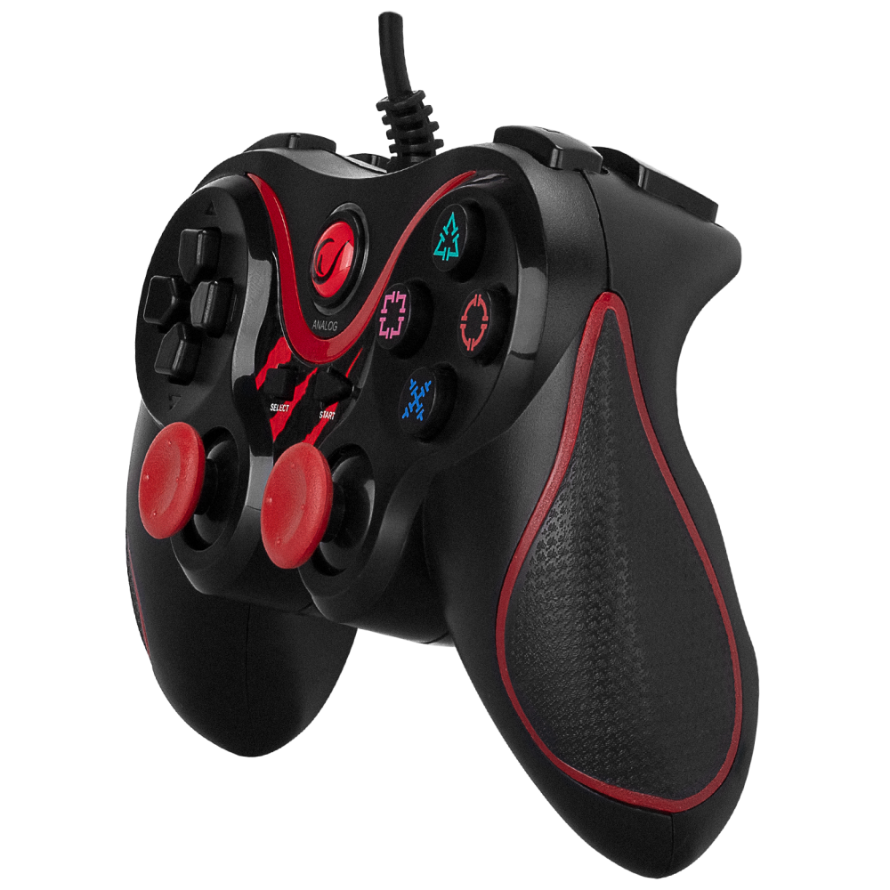 SG-R601 PS3/PC Kırmızı USB 1.8m Joypad - Rampage