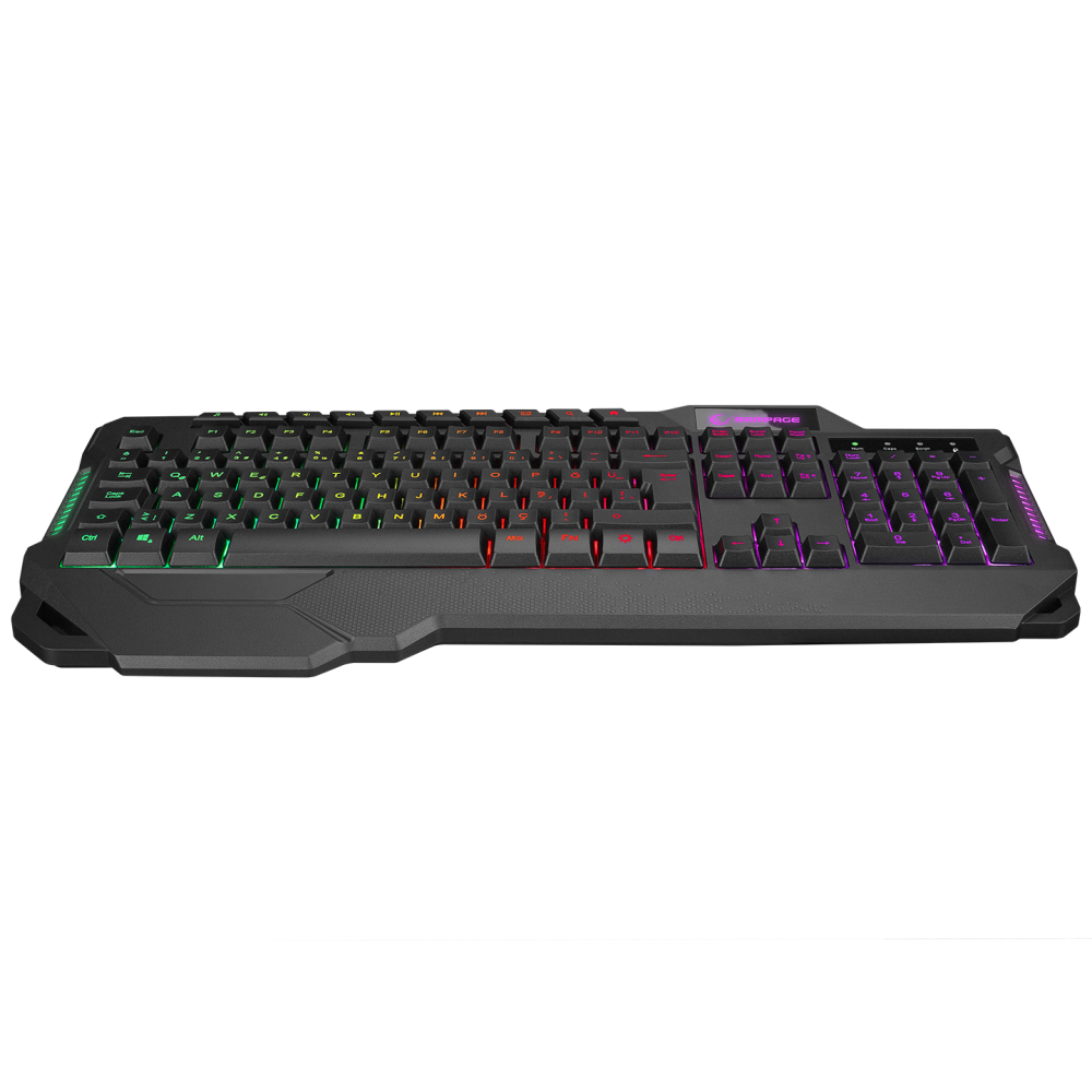KB-R46 CARISMA USB Rainbow Aydınlatmalı Q Gaming Oyuncu Klavye - Rampage