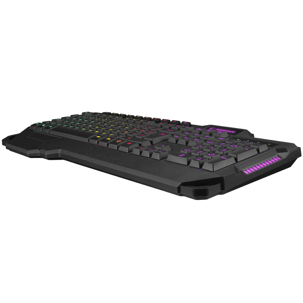 KB-R46 CARISMA USB Rainbow Aydınlatmalı Q Gaming Oyuncu Klavye - Rampage