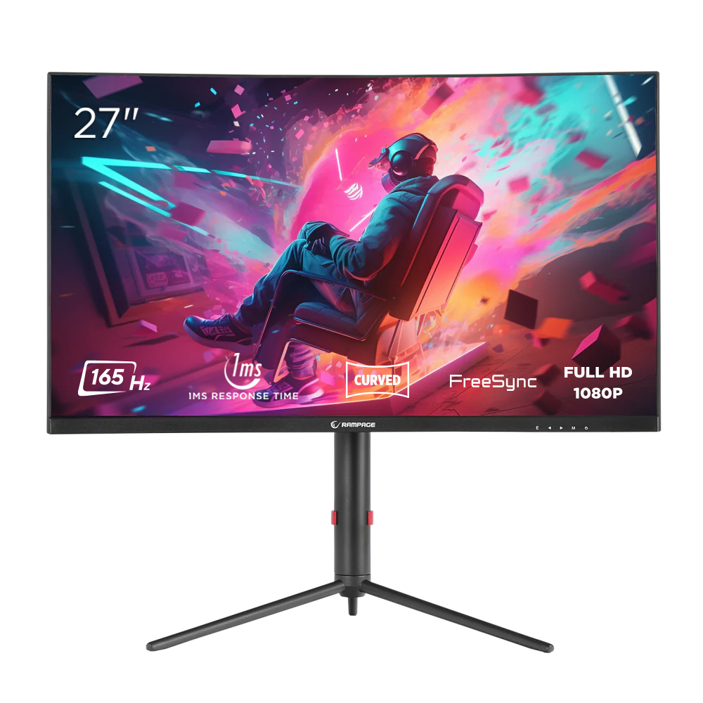 Prime PR27R165QC 27” 165Hz 1ms QHD Oyuncu Monitörü - Rampage