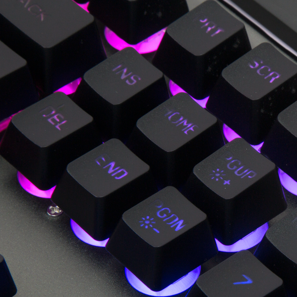 KB-R79 Gökkuşağı Aydınlatmalı USB Gaming Q Multimedia Klavye