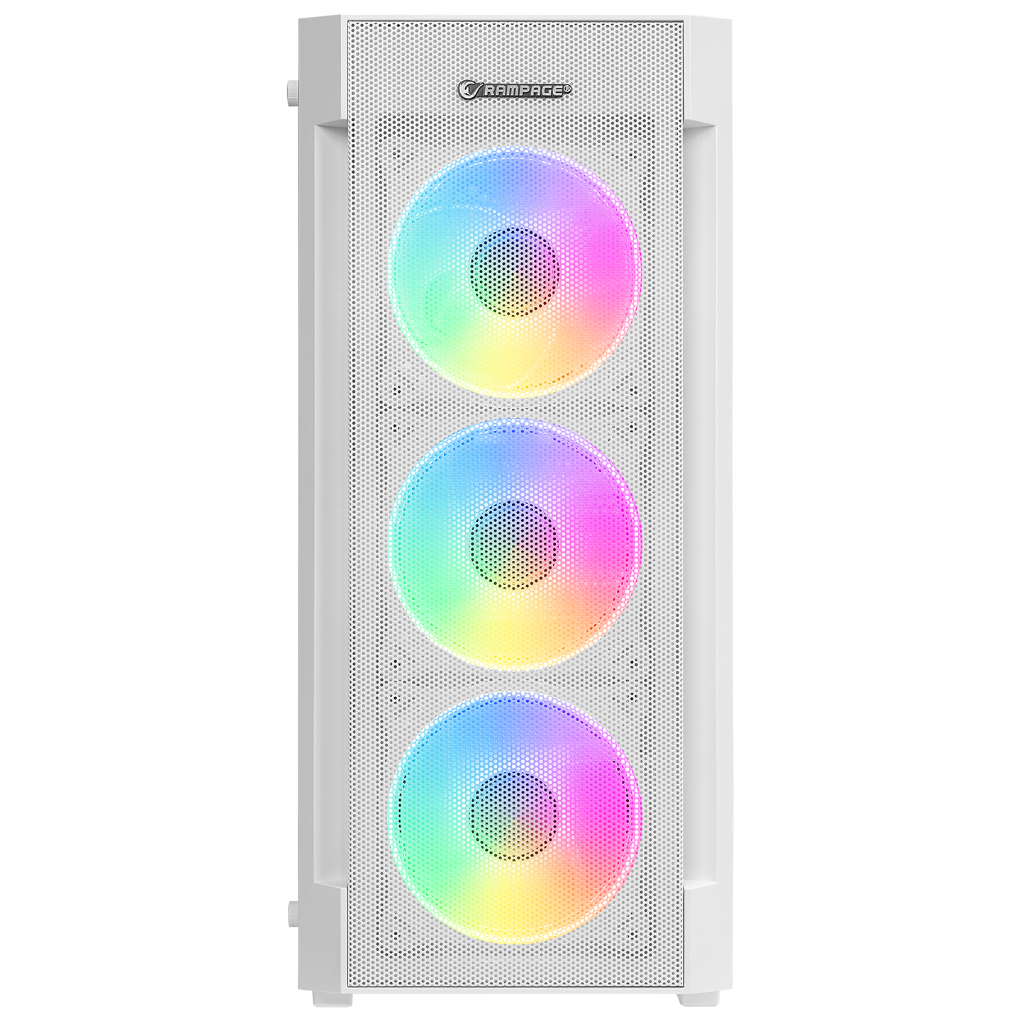 Vigilant Mesh 650W 80+ Bronze Temperli Camlı 4x12cm RGB Fan Atx Mid-T Oyuncu Kasası-Beyaz