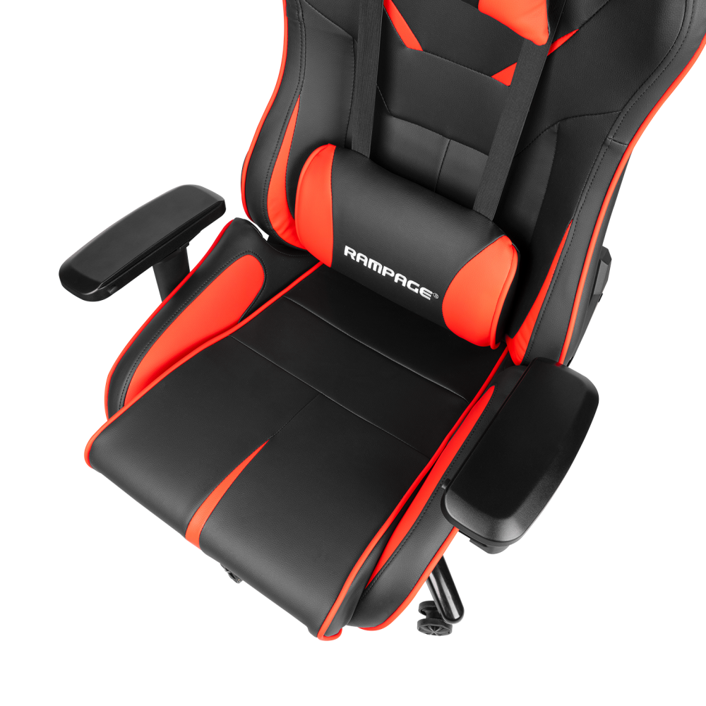 KL-R25 Crown Serisi Siyah/Kırmızı Oyuncu Koltuğu - Rampage