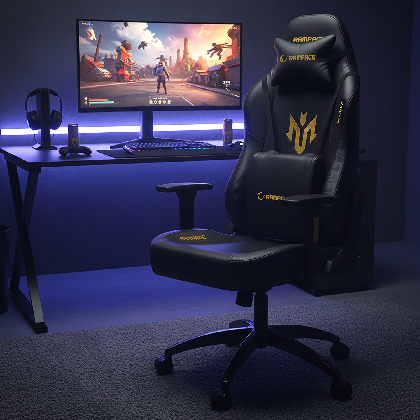 Oyuncu Koltuğu-Sarı / Siyah