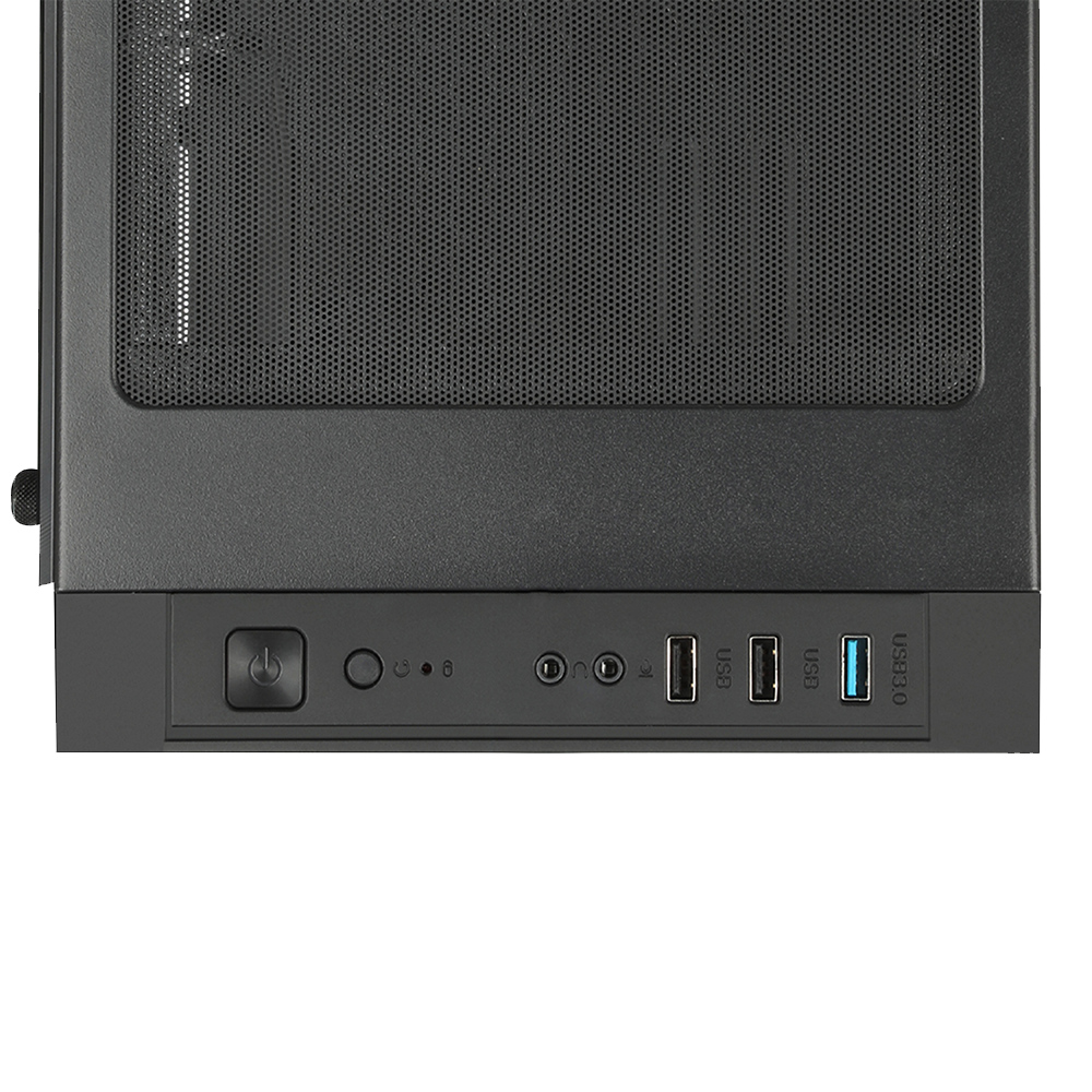SPECTRA Tempered Glass Rainbow Fan ve Ledli 1*Usb 3.0 + 2* Usb 2.0 Gaming Kasa