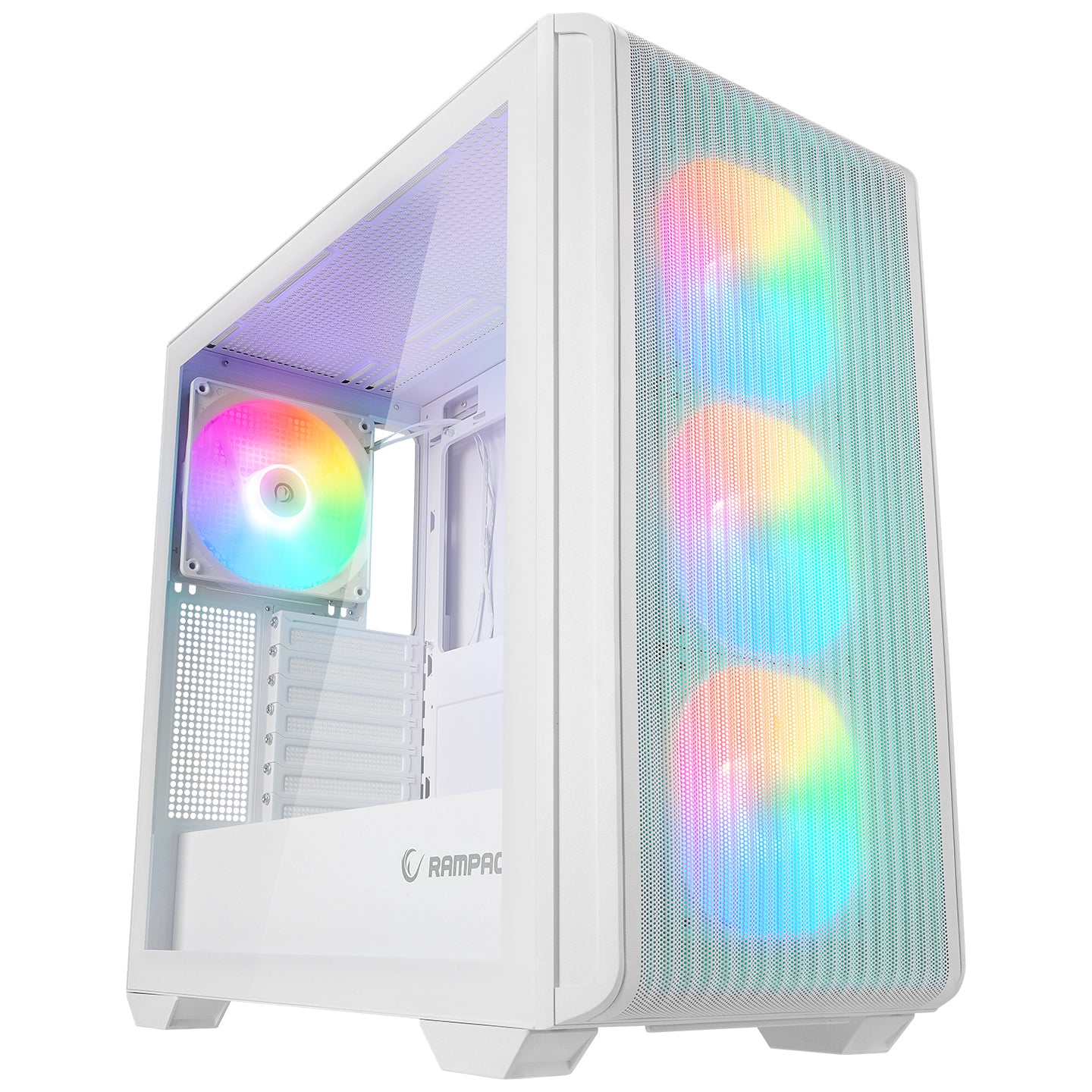 CRAFT Beyaz Mesh ATX Mid-T Gaming Oyuncu Kasası - Rampage