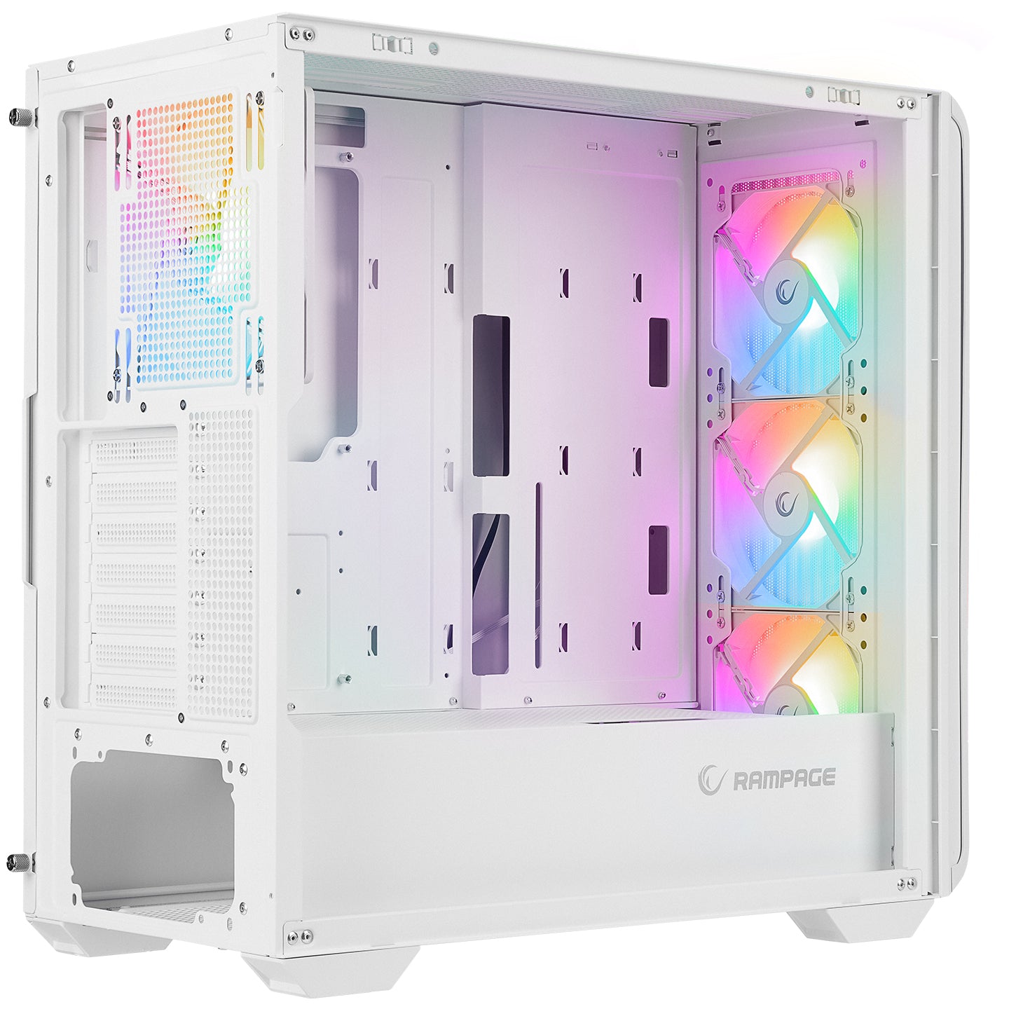 CRAFT Beyaz Mesh ATX Mid-T Gaming Oyuncu Kasası - Rampage