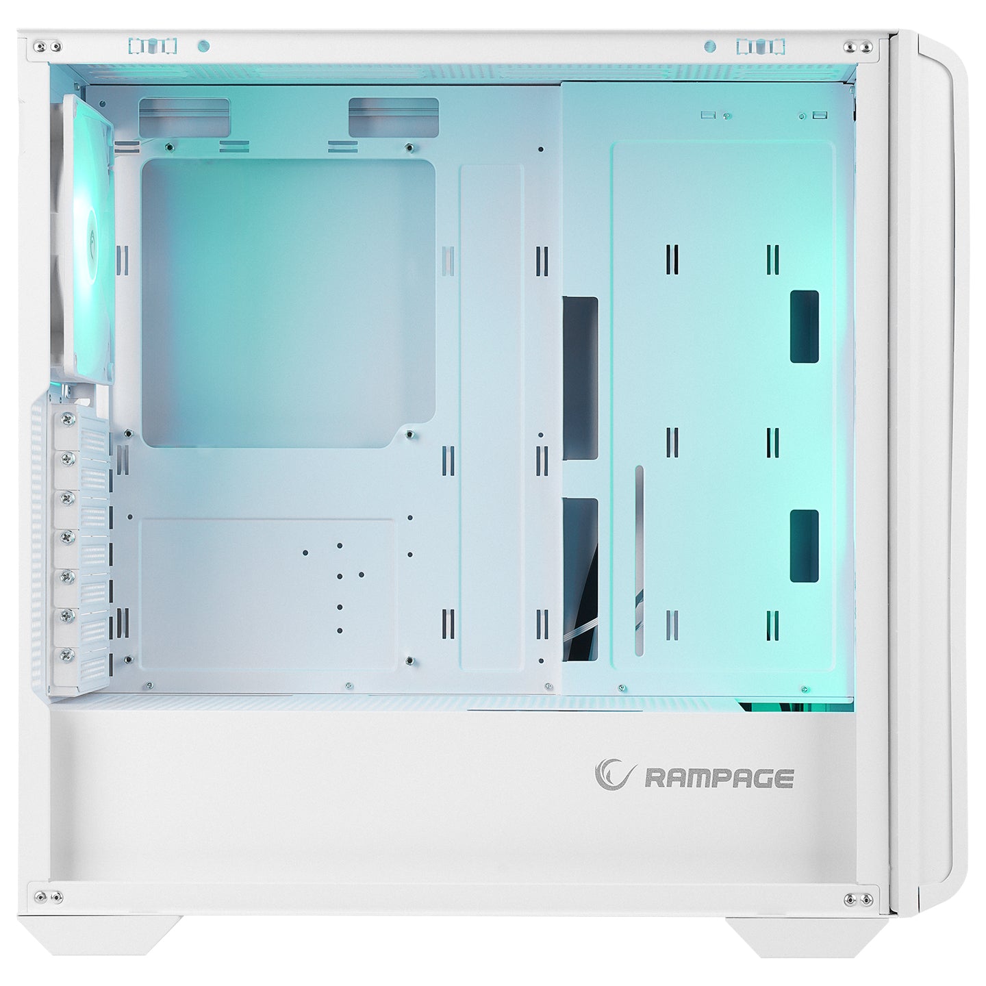 CRAFT Beyaz Mesh ATX Mid-T Gaming Oyuncu Kasası - Rampage