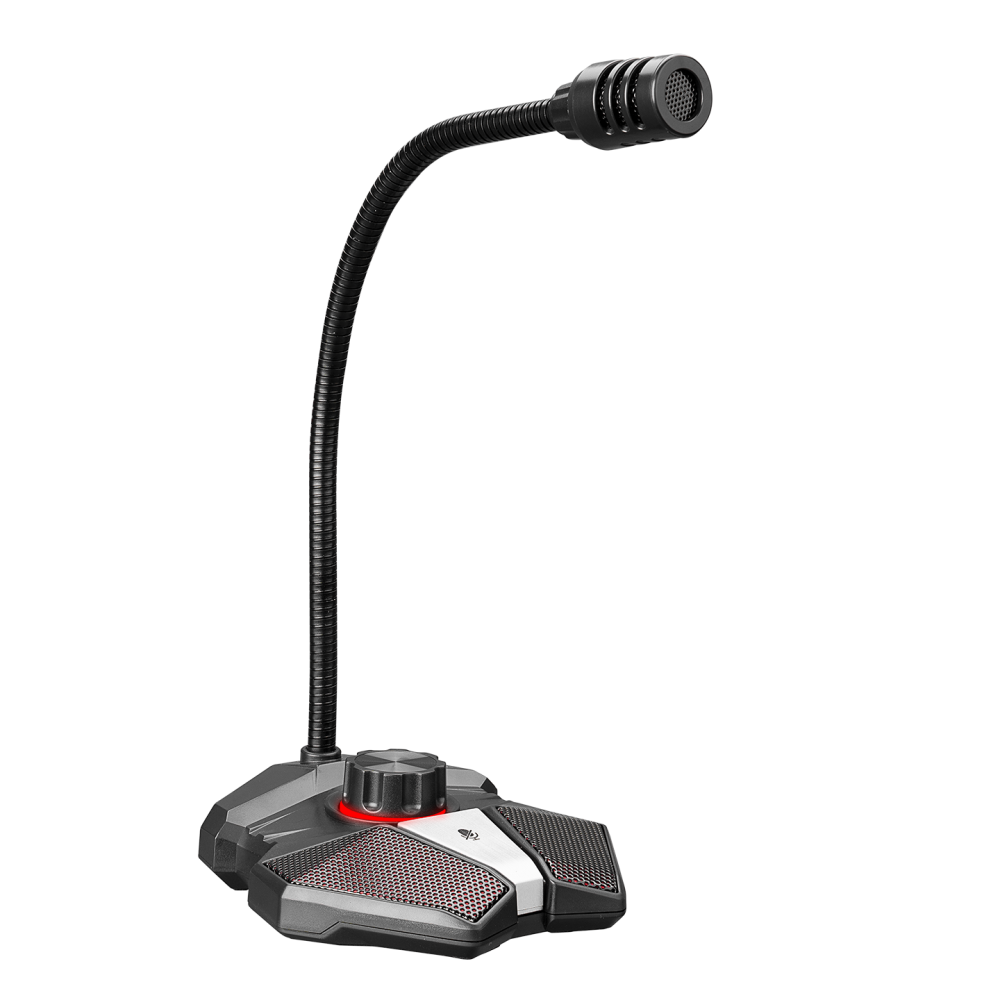 RMX-M8 TORNADO Gri USB Masaüstü Led Mikrofon - Rampage