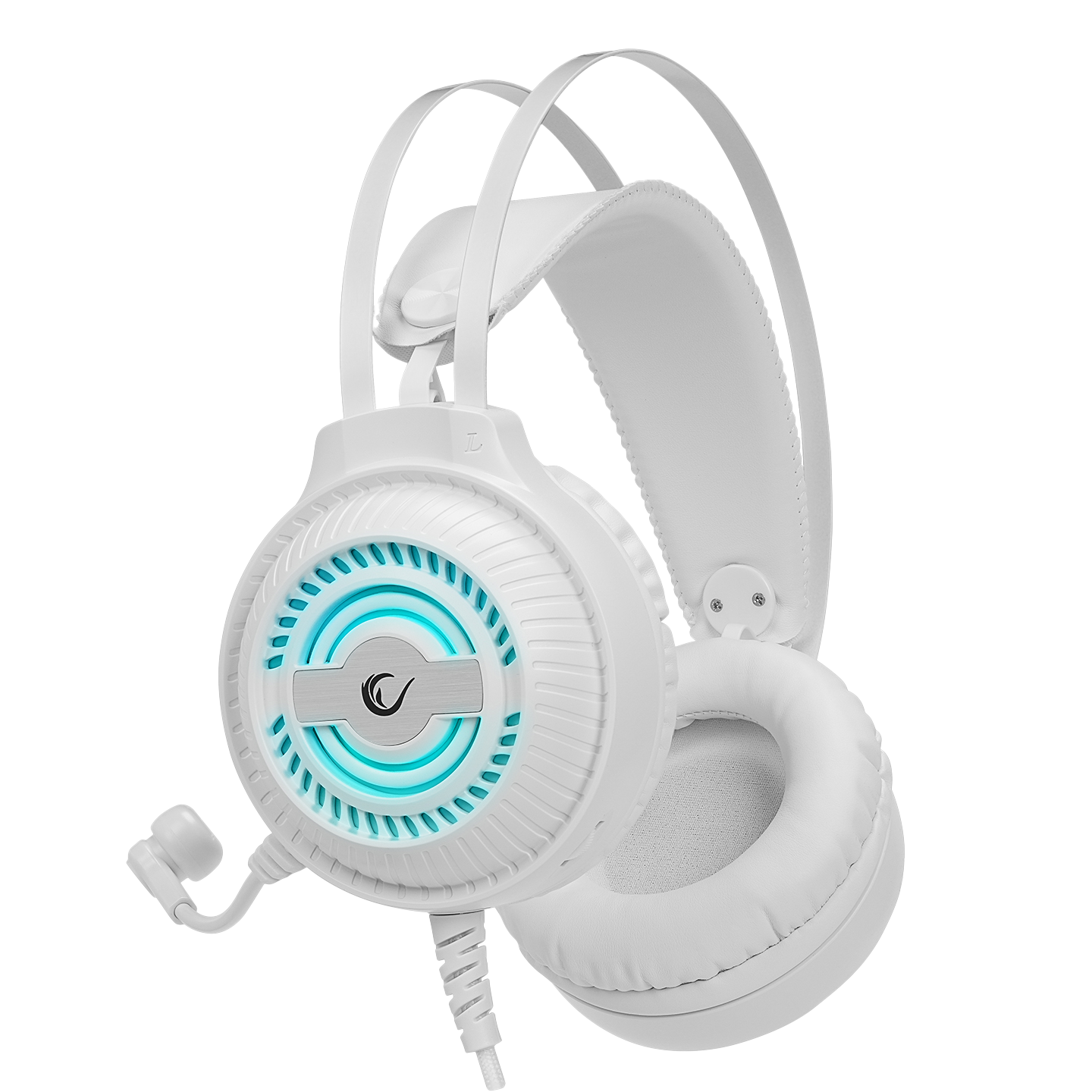 RM-K30 THUNDER PRO Beyaz 7.1 Surround Mikrofonlu Oyuncu Kulaklığı - Rampage