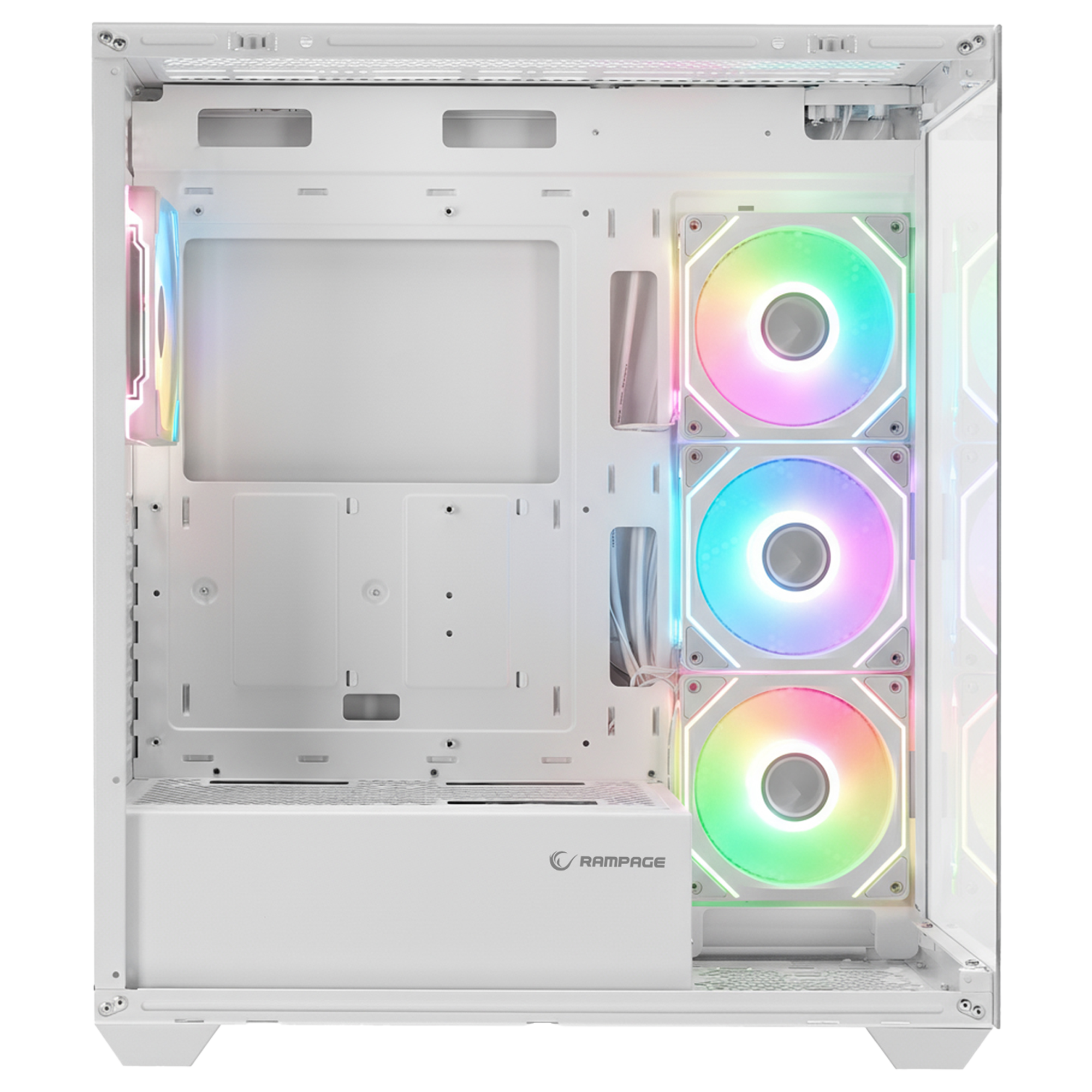 V4 750W 80 Plus Atx Mid-T Oyuncu Kasası-Beyaz
