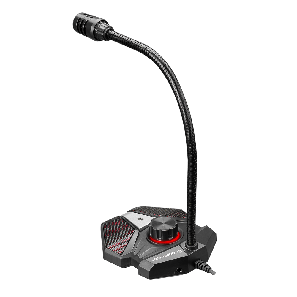 RMX-M8 TORNADO Gri USB Masaüstü Led Mikrofon - Rampage