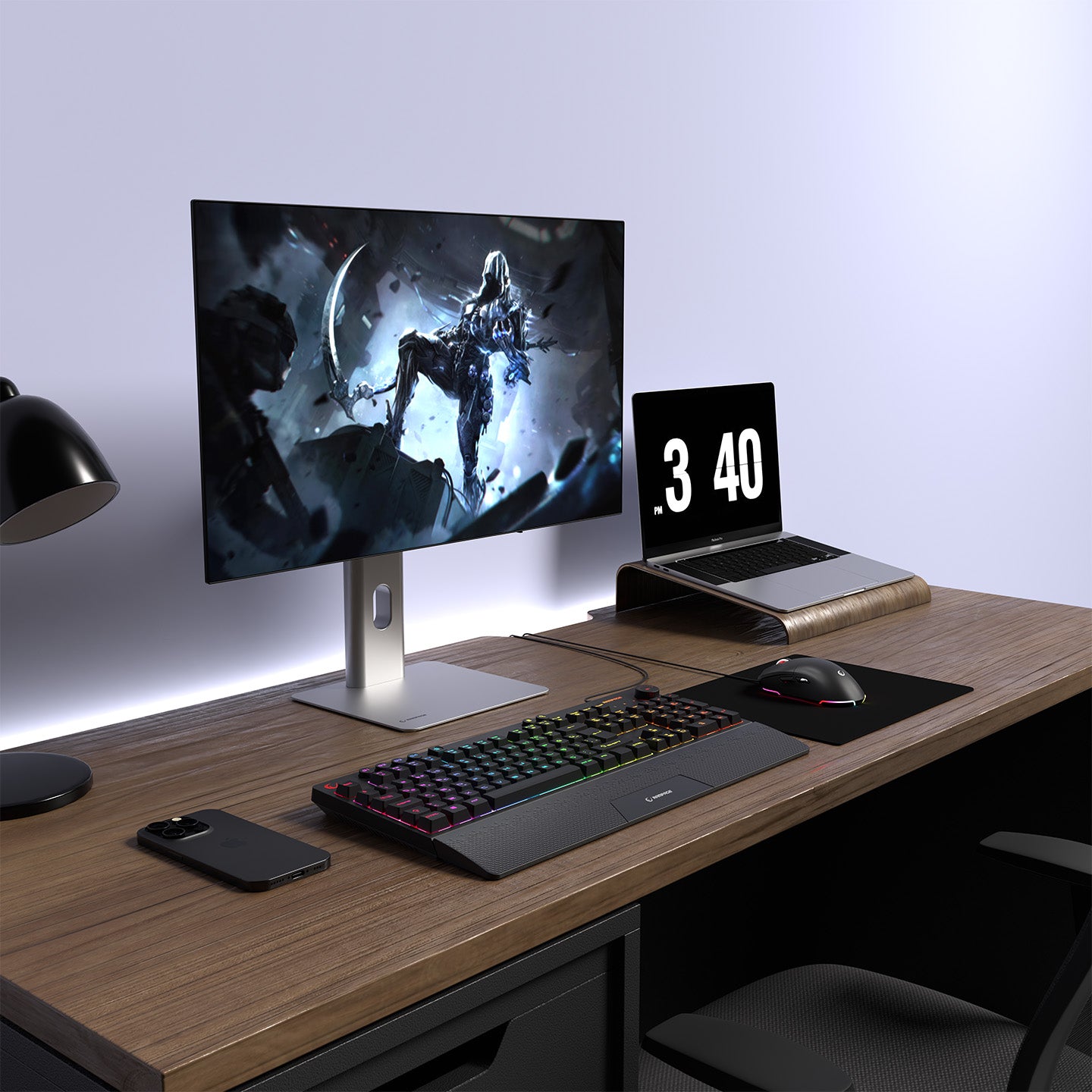 RGB Oyuncu Klavye Mouse Set