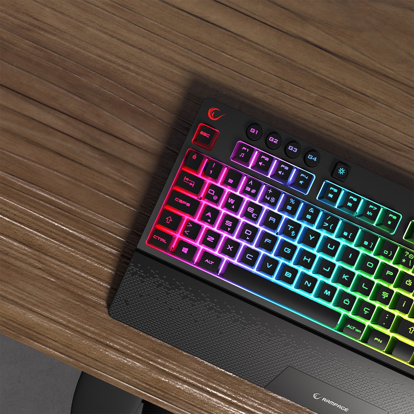 RGB Oyuncu Klavye Mouse Set