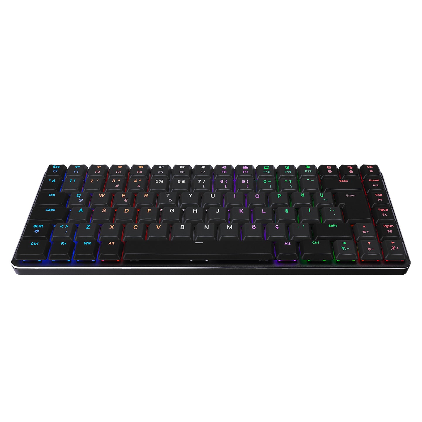 GRANITE Siyah/Gri RED SWITCH Mekanik Gaming Oyuncu Klavye - Rampage