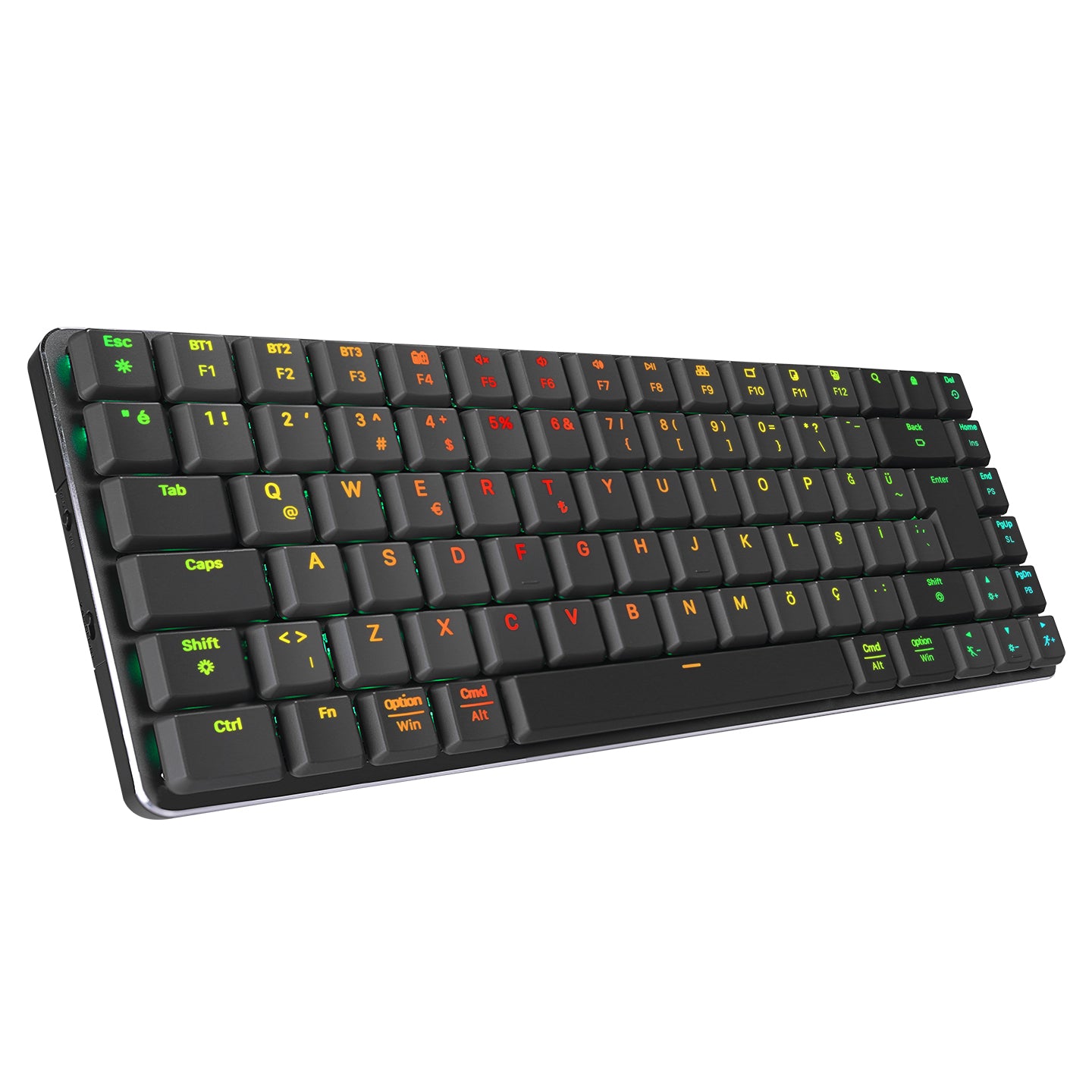 W-GRANITE Siyah/Gri Mekanik Gaming Oyuncu Klavye - Rampage