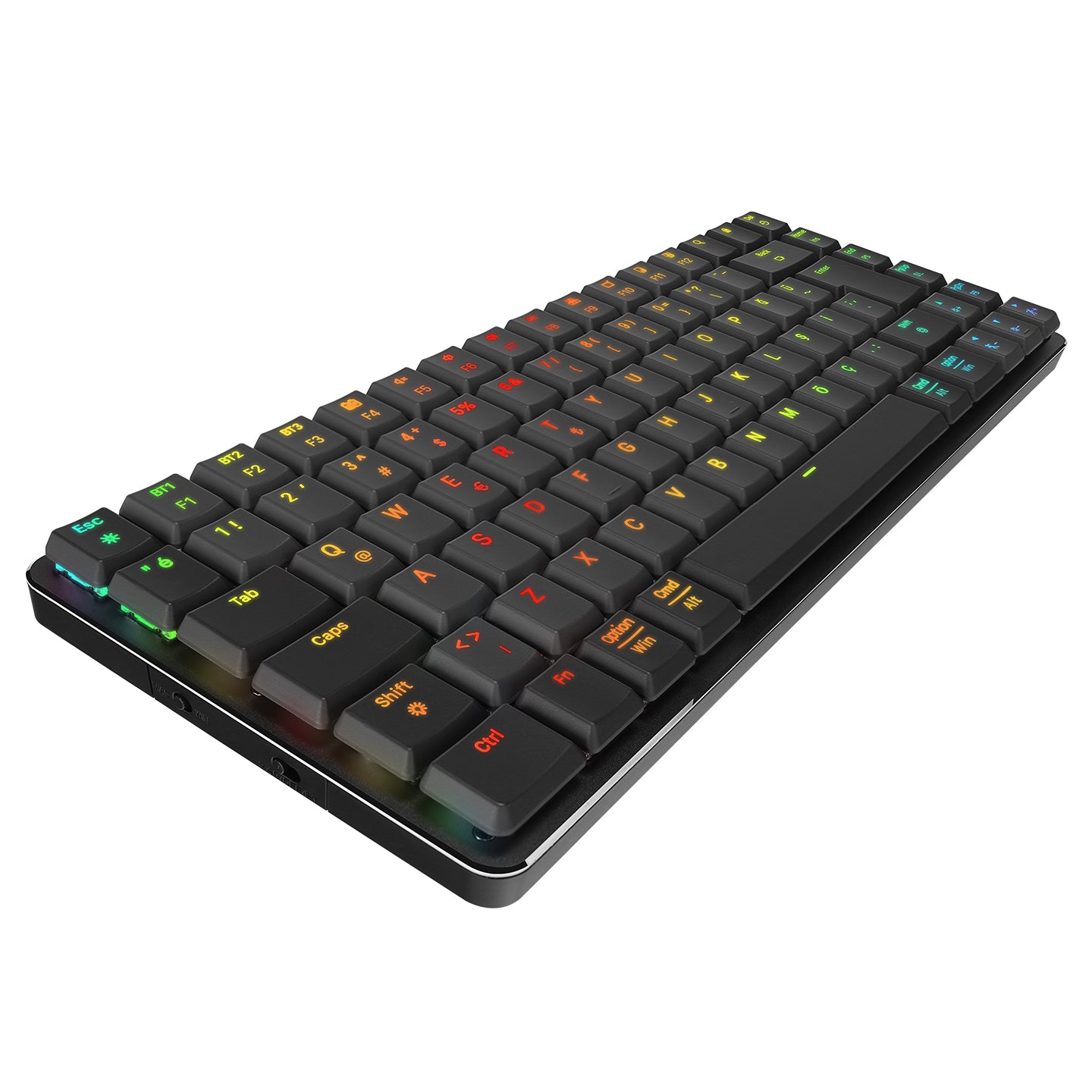W-GRANITE Siyah/Gri Mekanik Gaming Oyuncu Klavye - Rampage